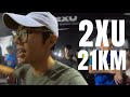 I ran the 2xu Half Marathon Singapore 2023 VLOG
