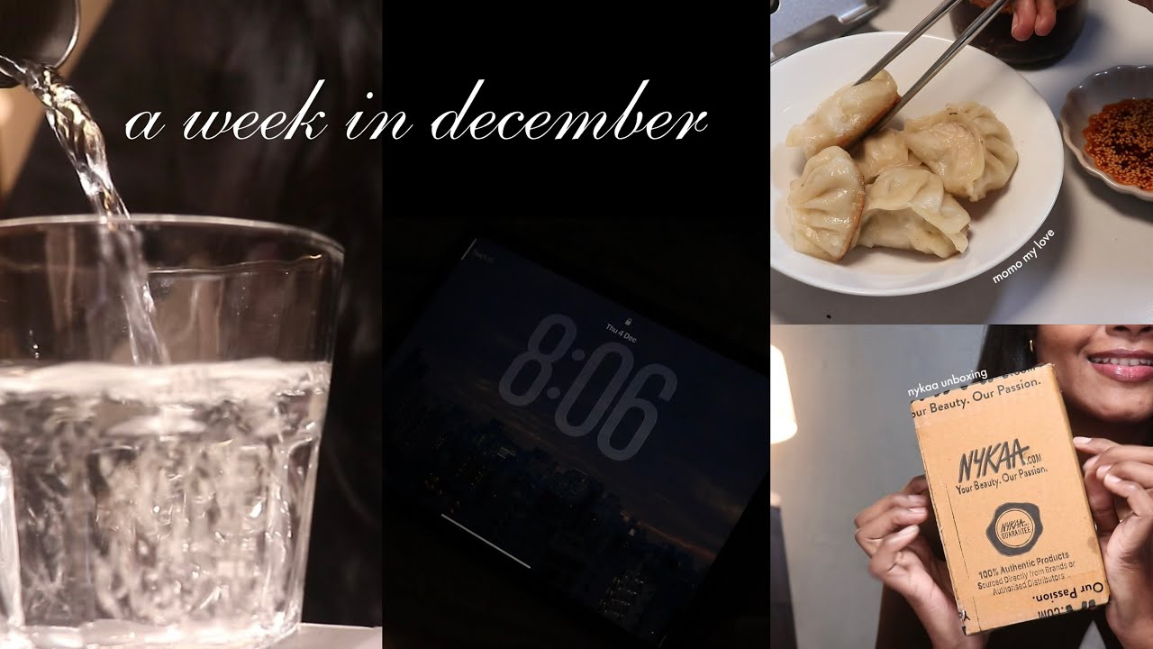 a week in my life : starting youtube, trying new things, skincare, unboxing, december vlog 🤍