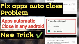 How to fix auto close apps | apps automatically closing suddenly on android | apps keep crashing | screenshot 4