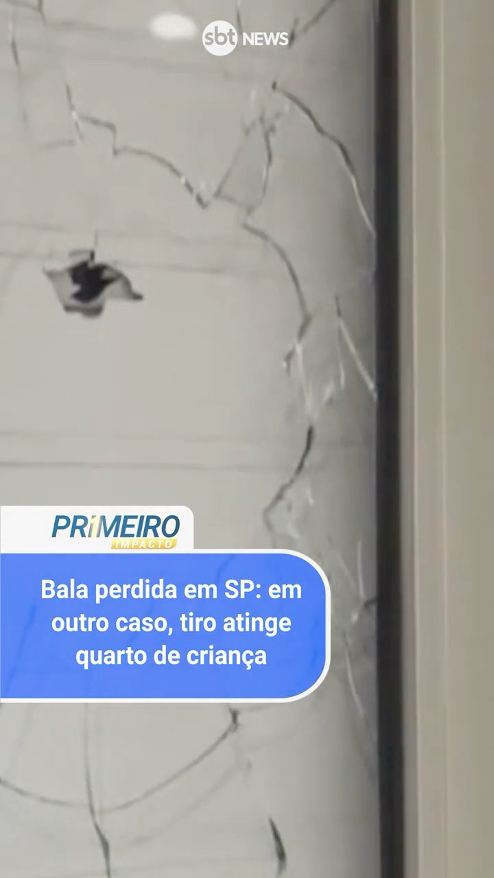Bala perdida em SP: em outro caso, tiro atinge quarto de criança