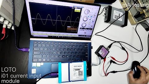 LOTO Oscilloscope --- Milliampere current test with i01