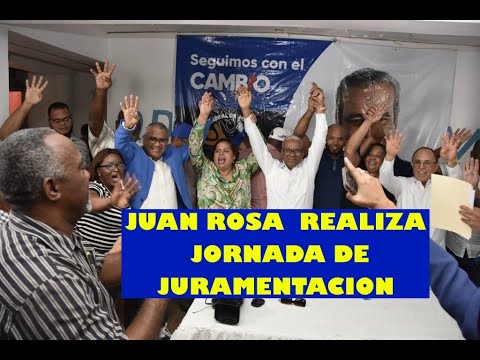JUAN ROSA REALIZA JURAMENTACION DE MOVIMIENTO EN APOYO AL PRESIDENTE ...