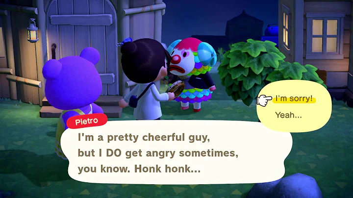 Pietro Was Really Angry With Me in Animal Crossing New Horizons