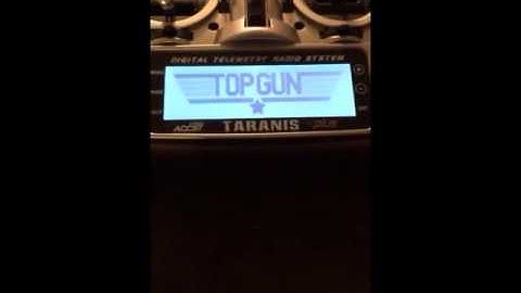 Taranis x9d Plus Custom Splash Screen and Sounds
