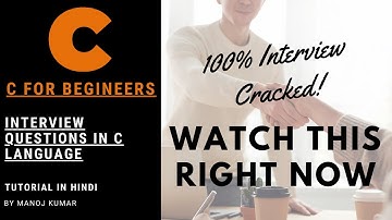 Interview questions of pre decrement and post decrement operators in C language by Manoj Kumar