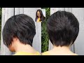 Short haircut tutorial ตัดผมสั้น ซอยผมสั้น เปลี่ยนบุคคลิค