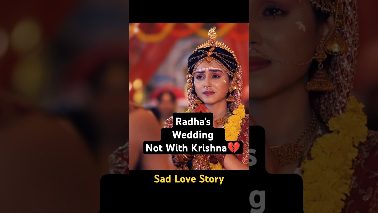 Radha&rsquo;s Marriage&hellip; Krishna Breaks Down 💔😭 | Relatable Telugu Sad Love Story