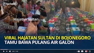 Viral Hajatan Sultan di Bojonegoro, Tamu Undangan Bawa Pulang Galon dan Kotak Kontainer Isi Makanan