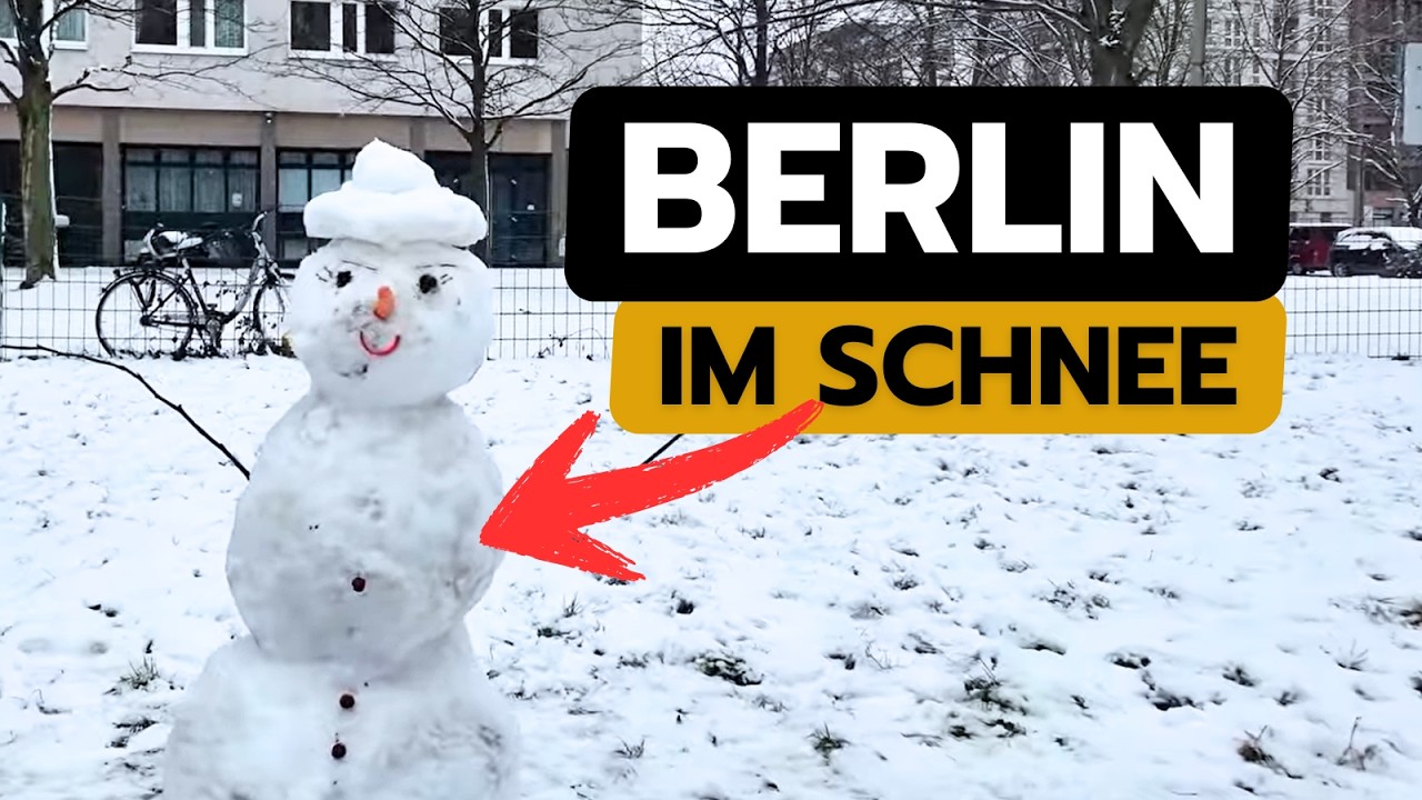 Berlin im Schnee ❄️ Eine eingequetschte Kirche & Eishockey auf dem Engelbecken