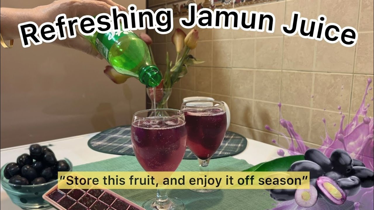 Jamun Juice: Your Perfect Summer Drink 