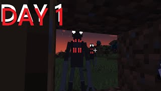 Building a Minecraft Base with 15 Horror Mods