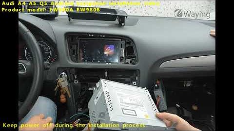 Audi A4 A5 Q5 :Android Navigation Installation Video