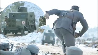 AntiJaps Movie! Japan's top armored vehicle attacks Chinese army but meets fiery end in seconds.