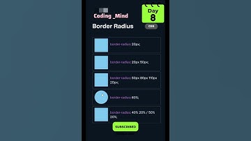 Amazing CSS border radius ✨ #csstricks #coding #csstipoftheday #csseffects #css