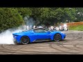 BEST OF SUPERCARS PowerSlides & Burnouts! Goodwood FOS 2021
