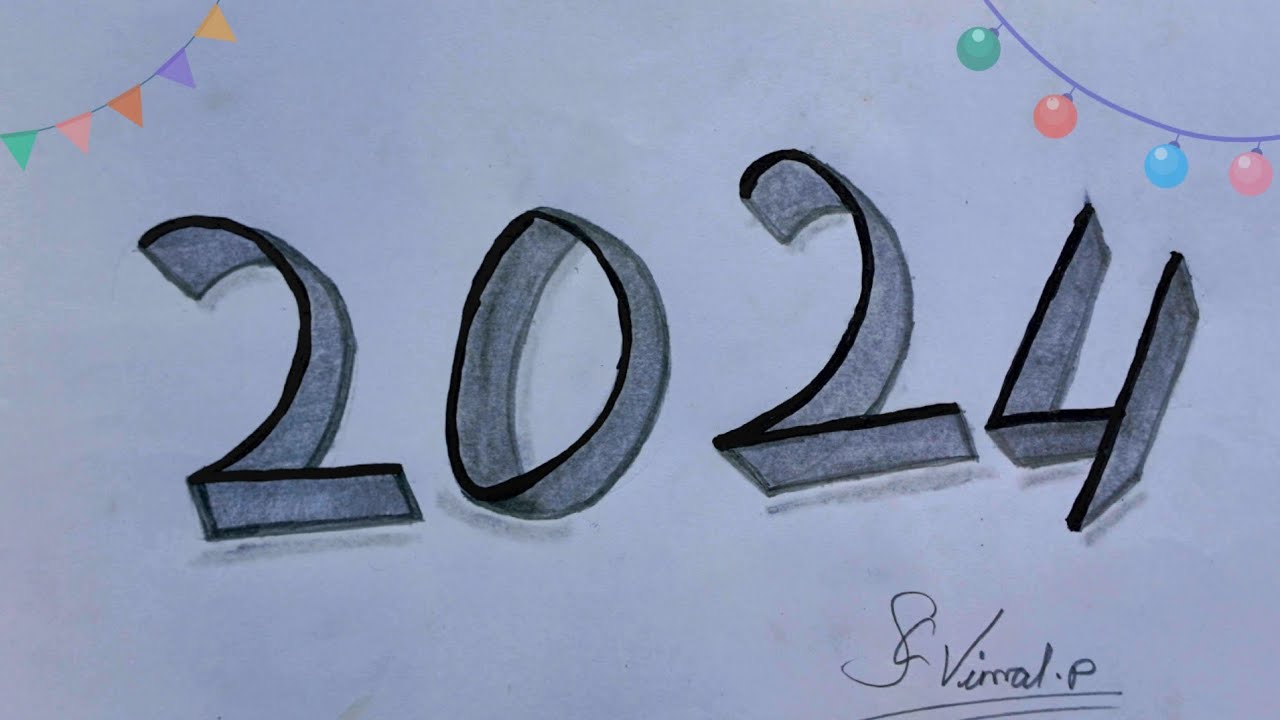 how-to-3d-drawing-in-2024-happy-new-year-2024-drawing-3ddrawing