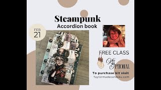 Steampunk  Accordion Book Class