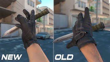 CS2 Bayonet Knife UPDATED - New animations Comparison