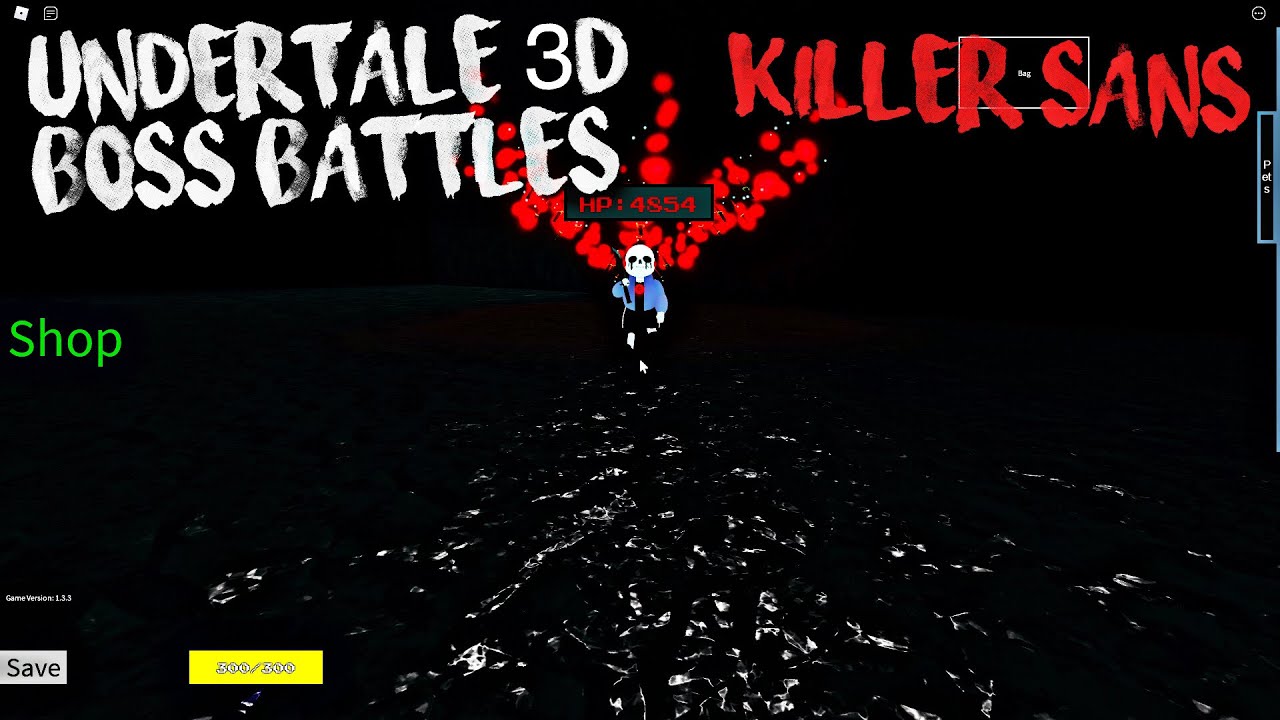 Killer Sans, Undertale 3D Boss Battles - ROBLOX Wiki