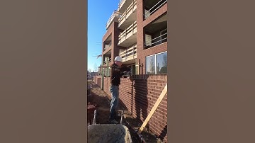 Amazing bricklaying timelapse video 🧱 #masonry #bricklayer #construction #contractor #shorts