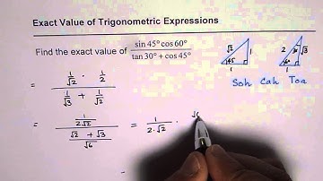 Exact Value of Rational Trigonometric Expression Rationalization