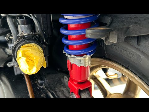Live Dio ZX Ones & M 240mm rear suspension installed to lower the