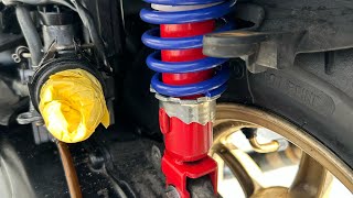 Live Dio ZX Ones & M 240mm rear suspension installed to lower the