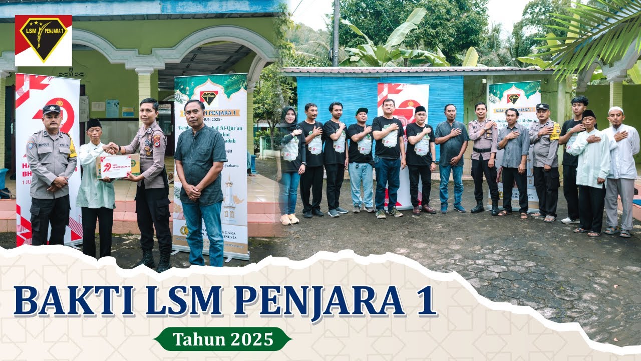 📍 Masjid Al Muttaqin – Titik 8 dari 27 | 🤝LSM PENJARA 1 & POLRI di Peringatan Hari Bhayangkara ke-79