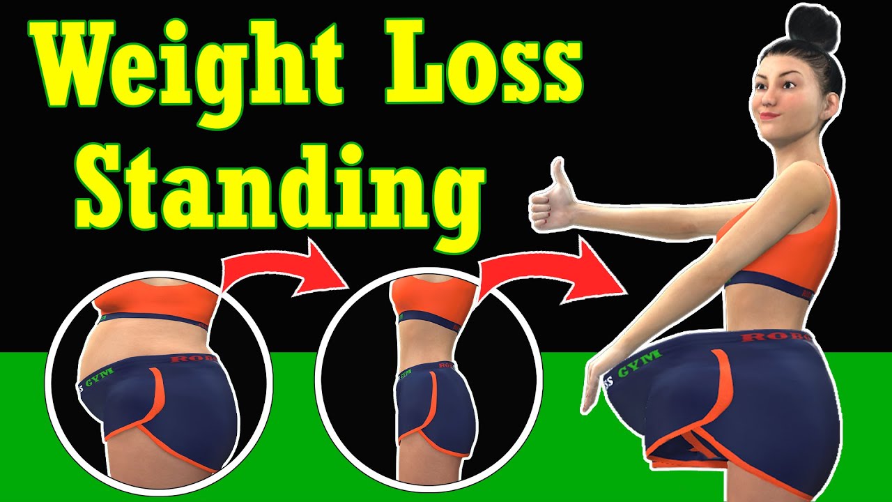 Standing exercise 🔥 No Jumping 🔥 to lose weight fast at home for