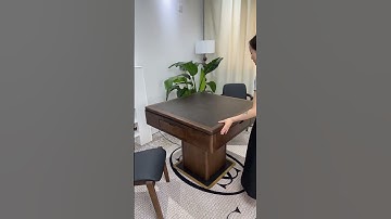 part 34.Smart Mahjong Table Wooden Dining Combo Auto Tile Shuffling beast quality