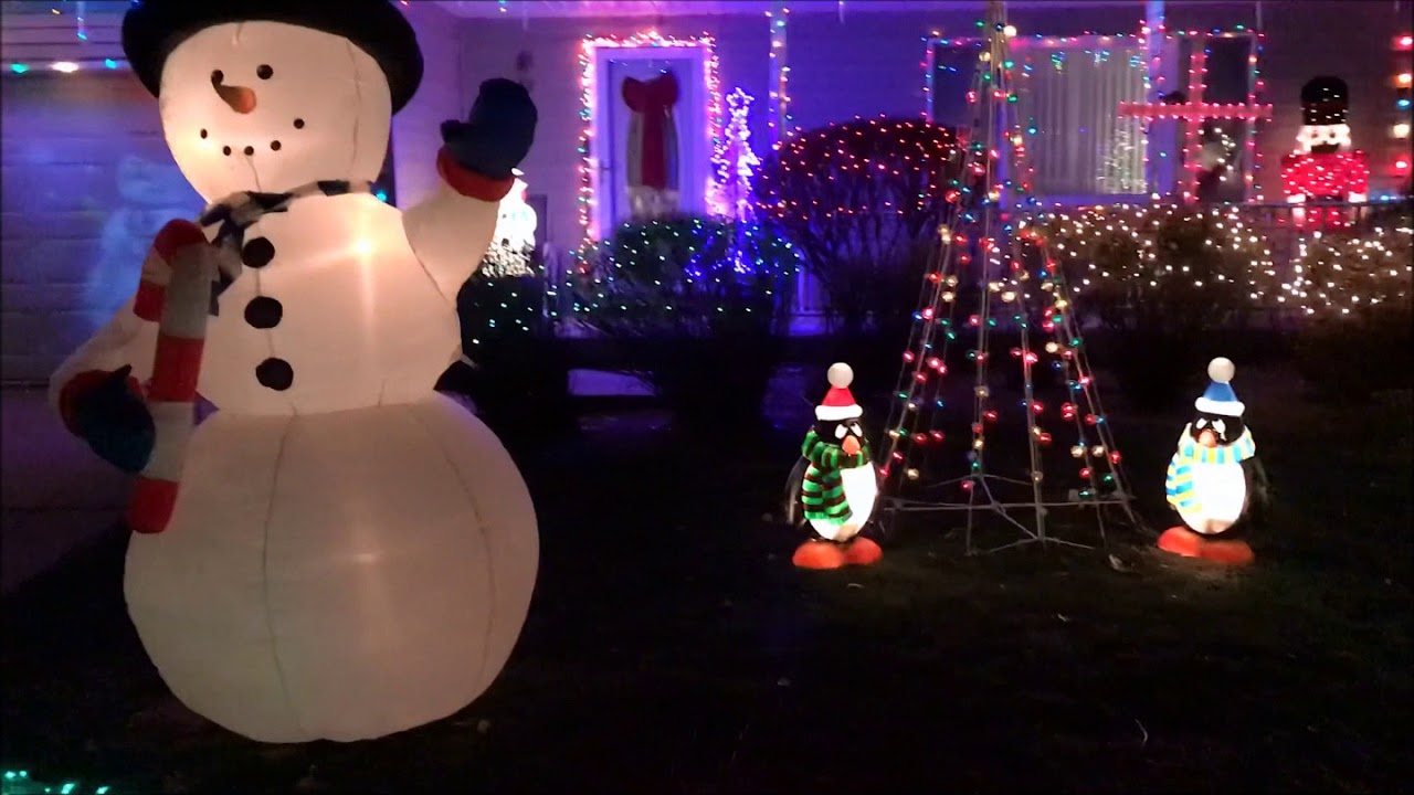 Christmas 2017 Yard Display. Merry Christmas. - YouTube