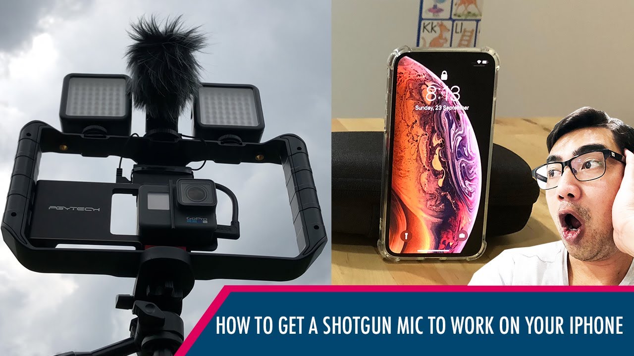 How to get a Shotgun Mic to work on an iPhone or any mobile phone