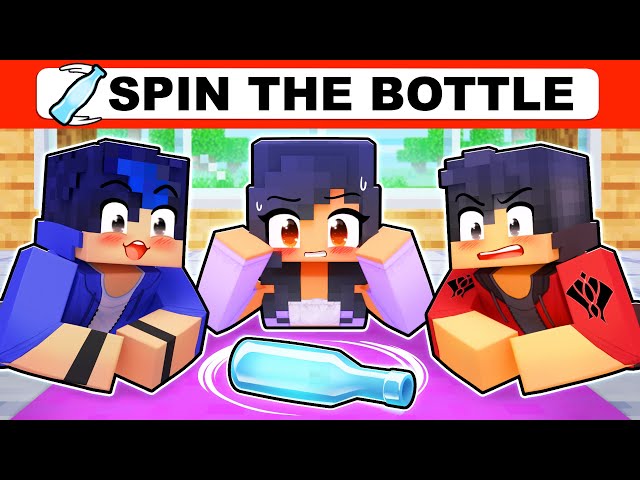 Minecraft but it's SPIN THE BOTTLE! class=