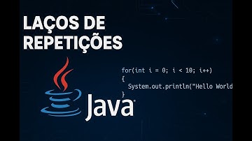 Os Laços de Repetição da Linguagem JAVA.