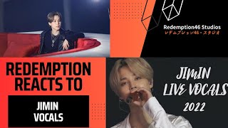 (BTS) Jimin REAL LIVE vocals (high notes, growls, background vocals) 2013-2022 (Redemption Reacts)