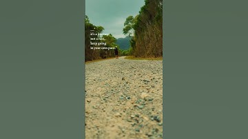 Life is a journey, not a race! Keep going in your own pace!🛣️