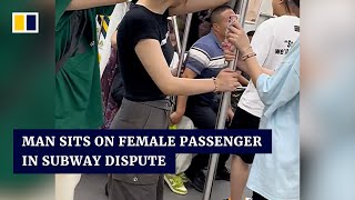 Man in China sits on female passenger’s lap in subway dispute
