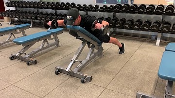 Db Incline T Row + External Rotation
