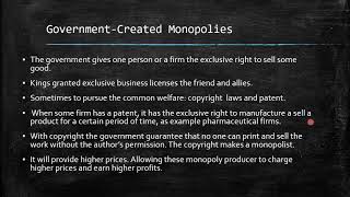Chapter 15_ Monopoly Market, Principles of Economics 7th edition by Gregory