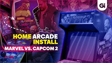 Installing The Marvel Vs. Capcom 2 Arcade1UP In Our Home Arcade