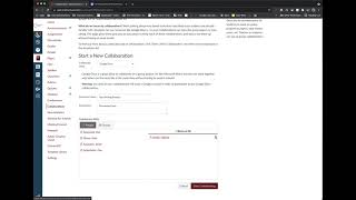 Canvas Collaborations with Google Docs Profile