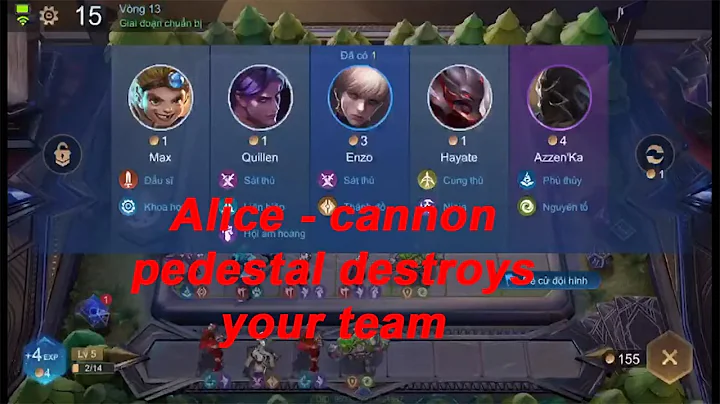 Alice - cannon pedestal destroys your team