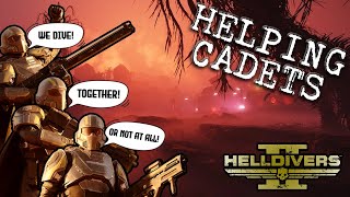 🔴LIVE - Helping NEW Cadets in Helldivers 2 with Helldives later! #live