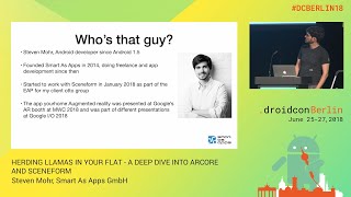 Herding Llamas in your Flat-A Deep Dive Into Arcore and Sceneform DAY1