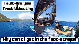 How to get in the foot straps- fault finding!   #insta360