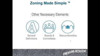 Emerging Resilient Webinar - Essential Elements of Successful Zoning Codes