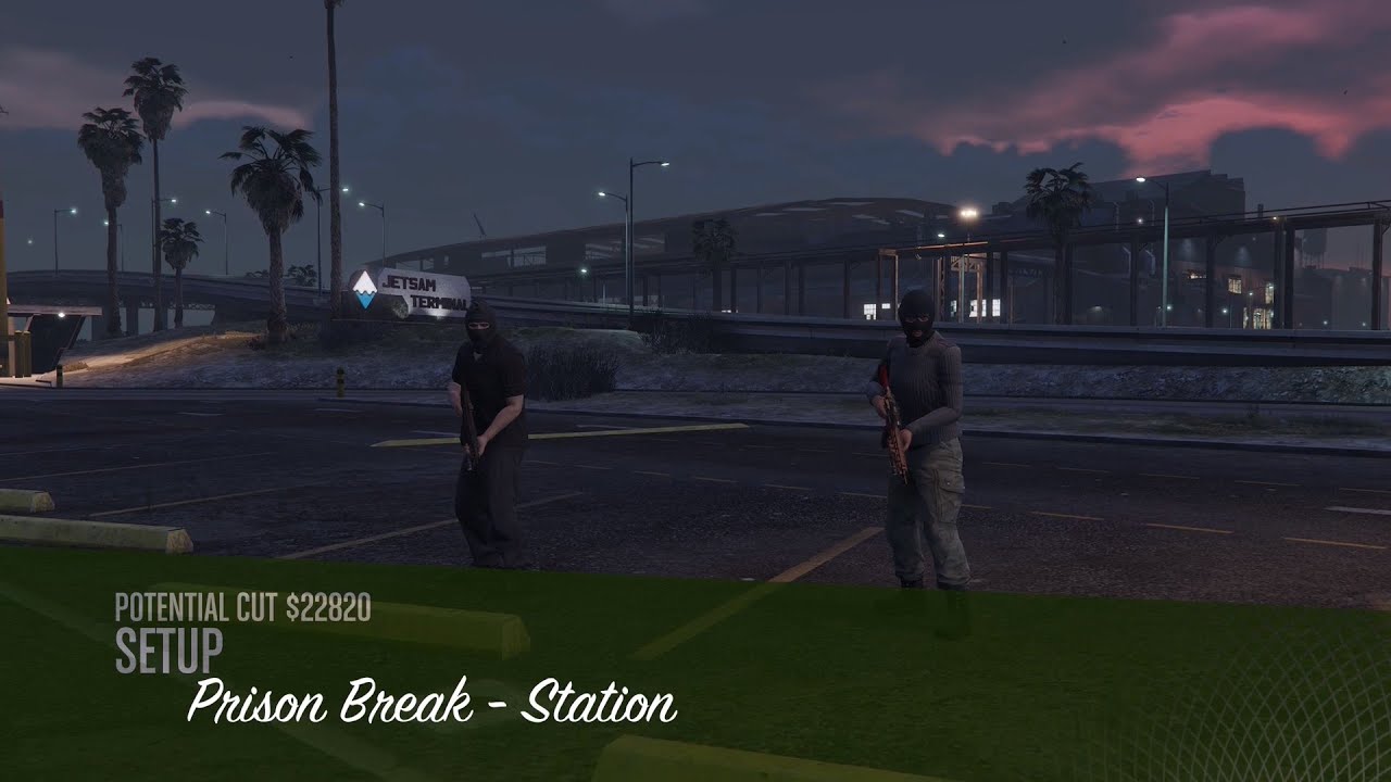GTA V Online | Prison Break - Station