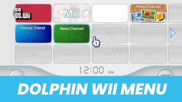 Testing the Wii Menu on Dolphin Emulator