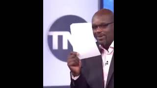 Shaq "I ain't gonna laugh" *starts laughing* meme template