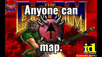 ANYONE can make a DOOM map.